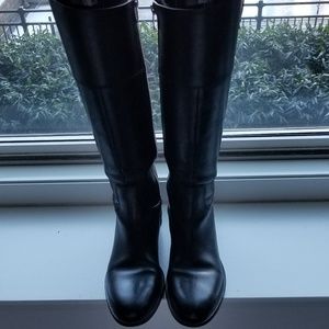 Black Tall Riding Boots